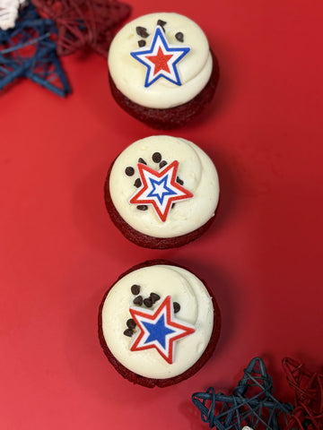 1 Dozen Fourth of July Cupcakes In-store Pickup