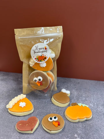 Happy Thanksgiving - Mini Cookies