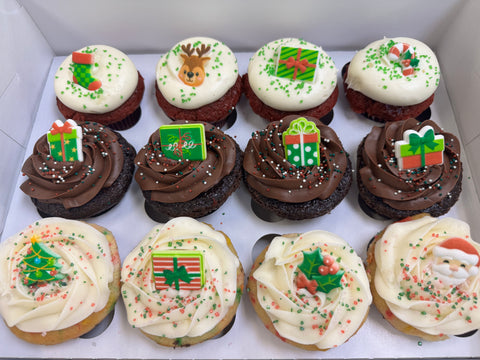 1 Dozen Christmas Cupcakes In-store Pickup