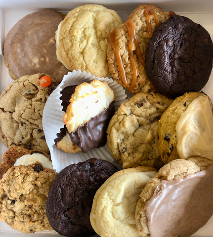 Assorted Dozen Cookie Box w/Bow Local Delivery
