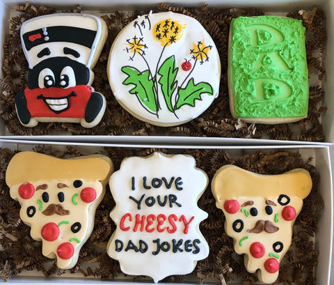 Father's Day Cookie Box w/Bow In-store Pickup