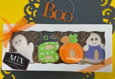 Halloween Boo Cookie Box w/Bow In-store Pickup
