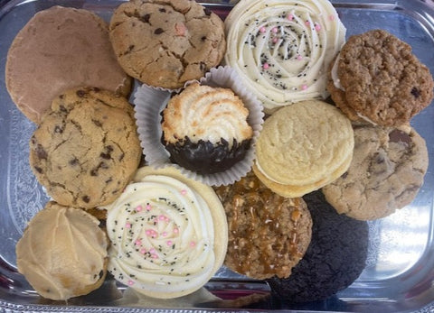 Assorted Cookies (not gift boxed) 12, 18 or 24 quantity / Delivery